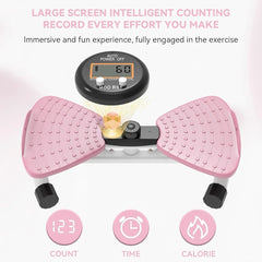 Adjustable Waist Twister Machine – 330 lbs Capacity Ab Twist Board with Digital Display for Home Workouts